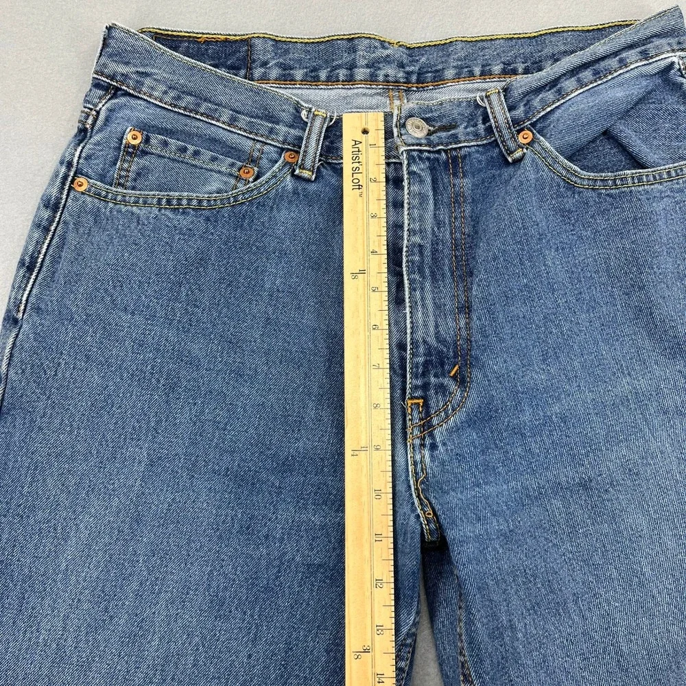 Levis 550 Relaxed Fit Tapered Leg Mens‎ Jeans Medium Wash Blue Size 34